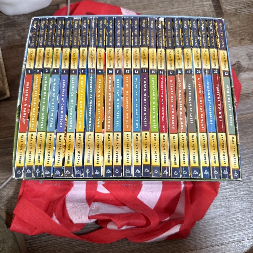 Magic Tree House Merlin Missions Books 1-23 Boxed Set  by Mary Pope Osborne